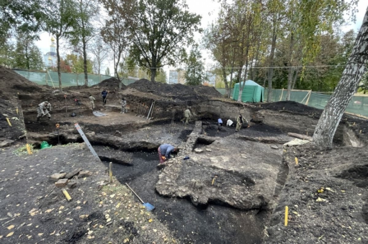 При раскопках «Орловской крепости» обнаружена пищаль XVII века
