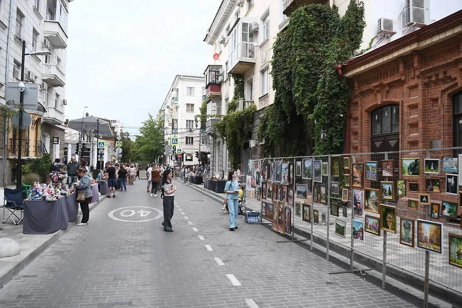 В Краснодаре на местном «Арбате» пройдёт выставка картин местных художников