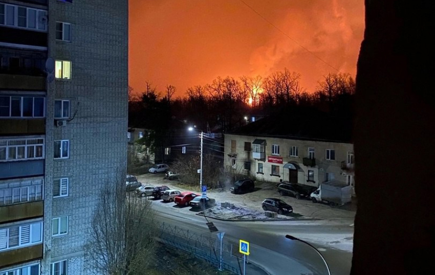 На Тамбовском пороховом заводе в Котовске произошёл пожар