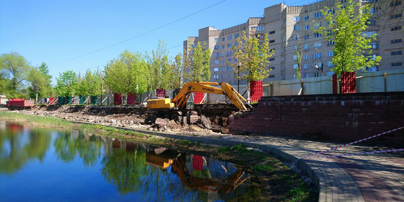 В Воронеже подрядчик привлечён к ответственности за срыв сроков по благоустройству сквера